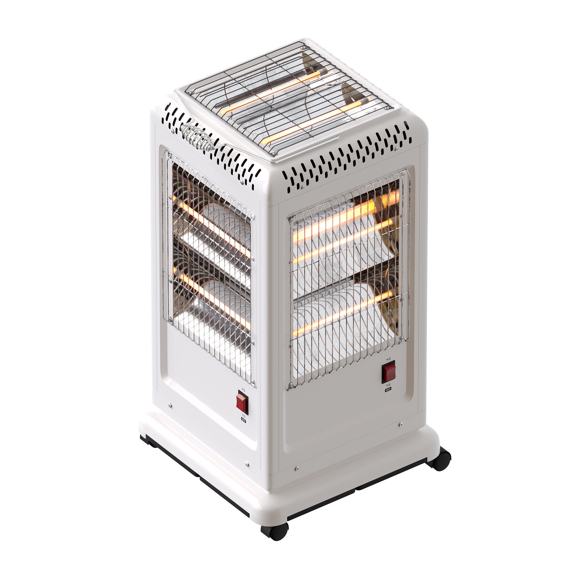 Electric heater DN-501 3D model_2