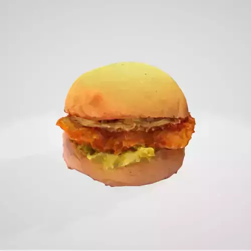 hamburger fried chicken