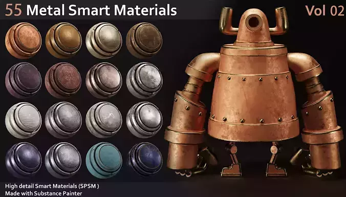 55 Metal Smart Materials Vol2 Texture