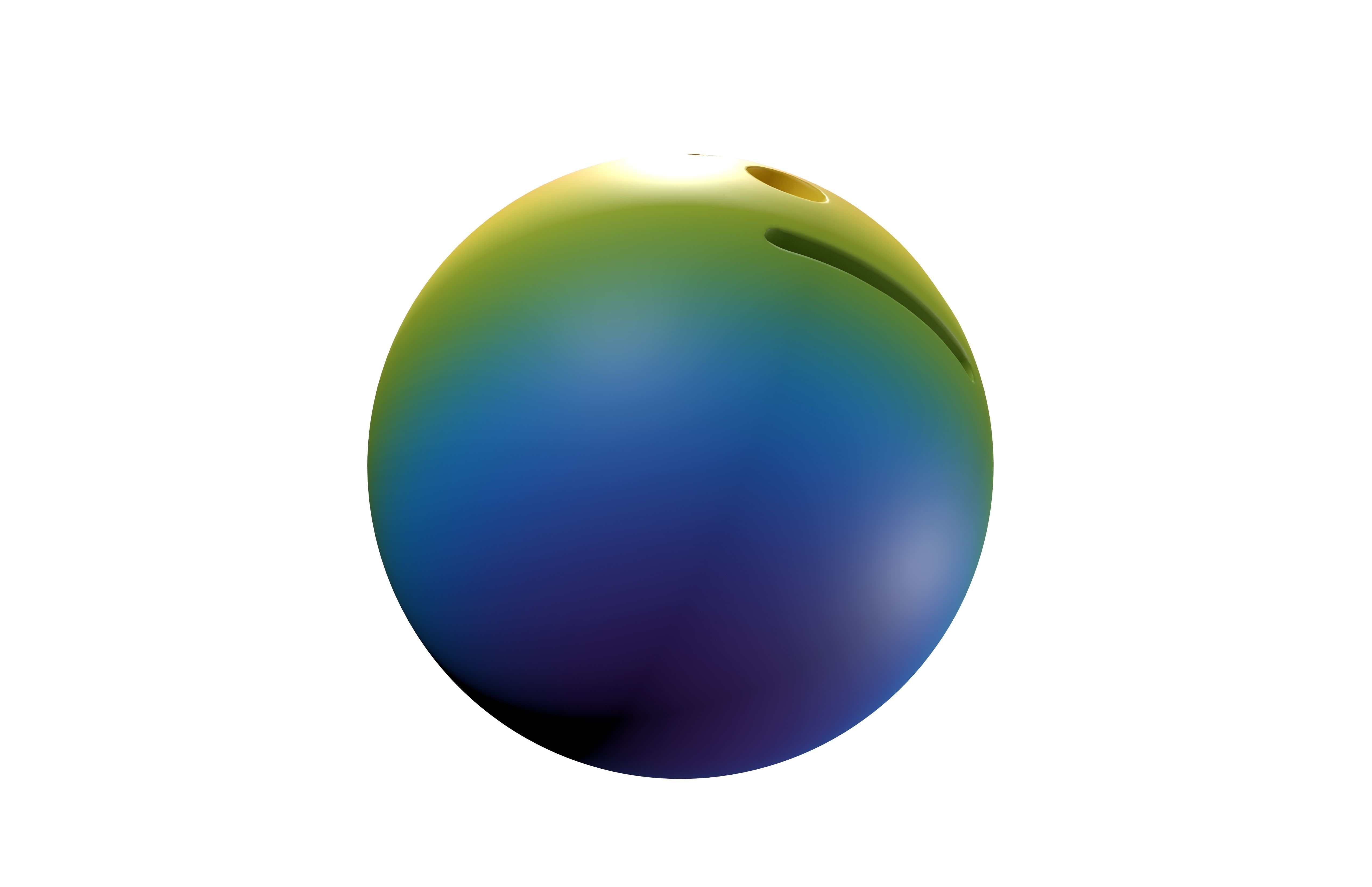 Face With Raised Eyebrow 05 Low-poly 3D model_2