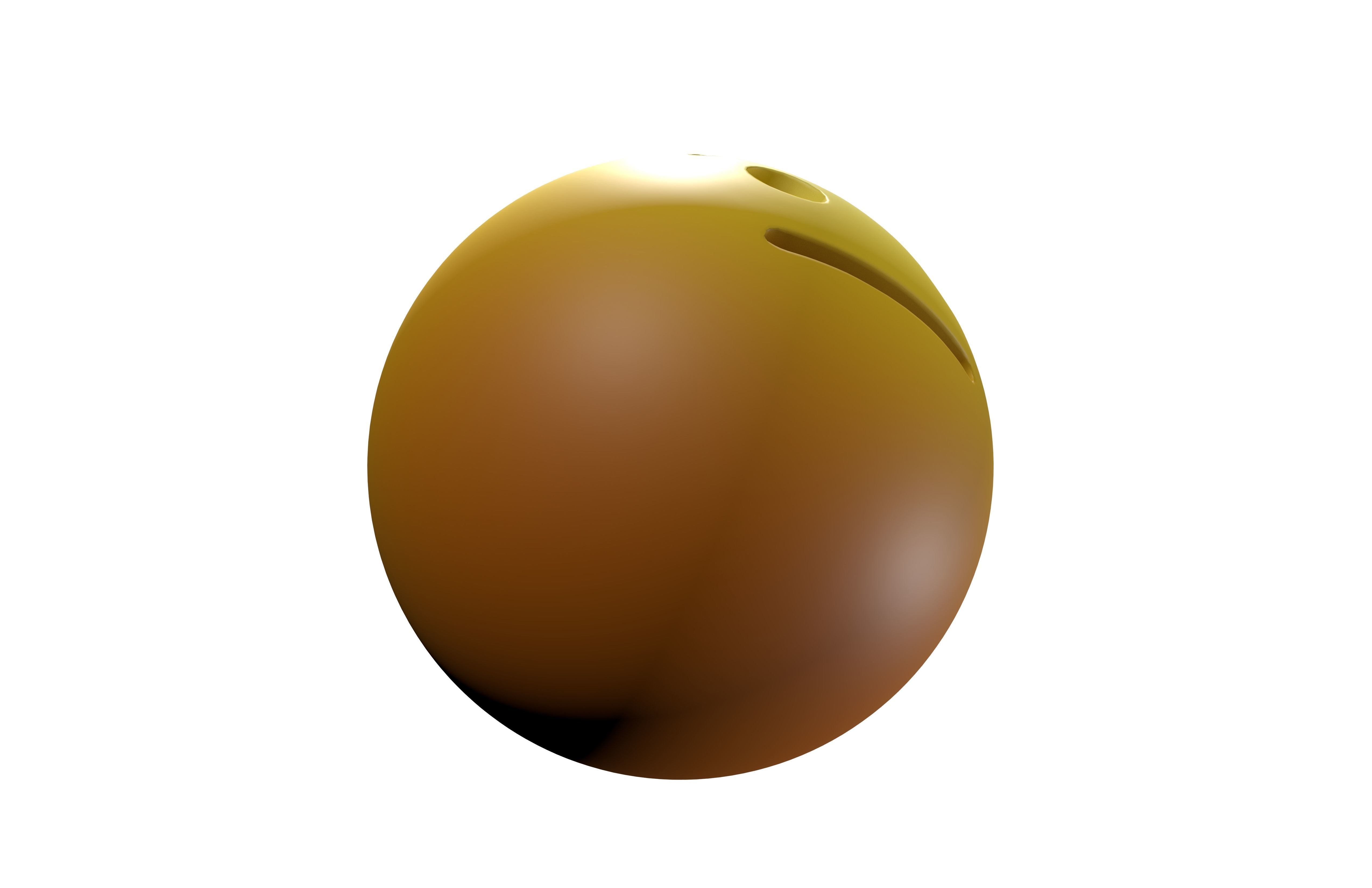 Face With Raised Eyebrow 06 Low-poly 3D model_2