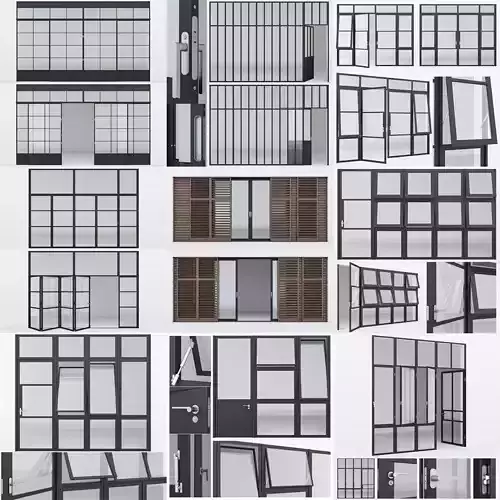 Collection Aluminium door x9 2