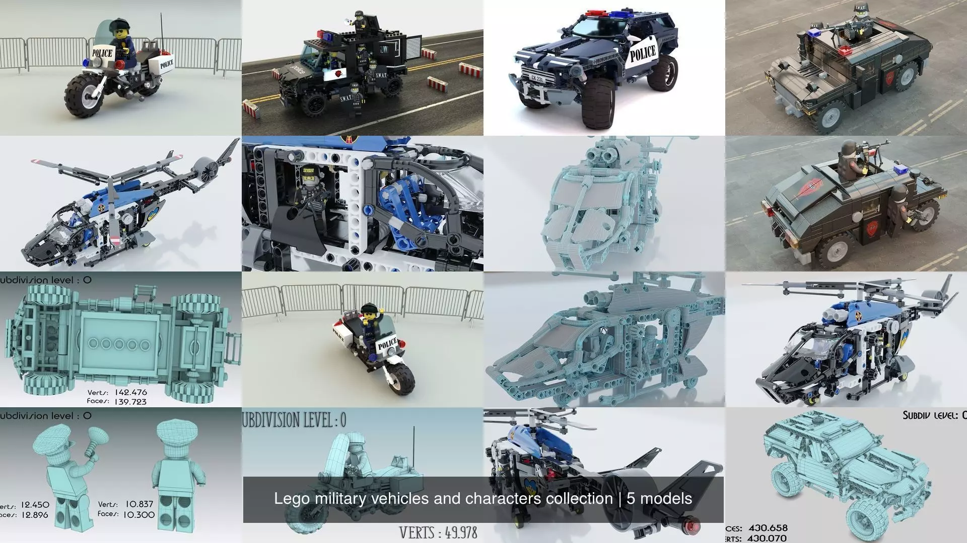 Lego military vehicles and characters collection _0