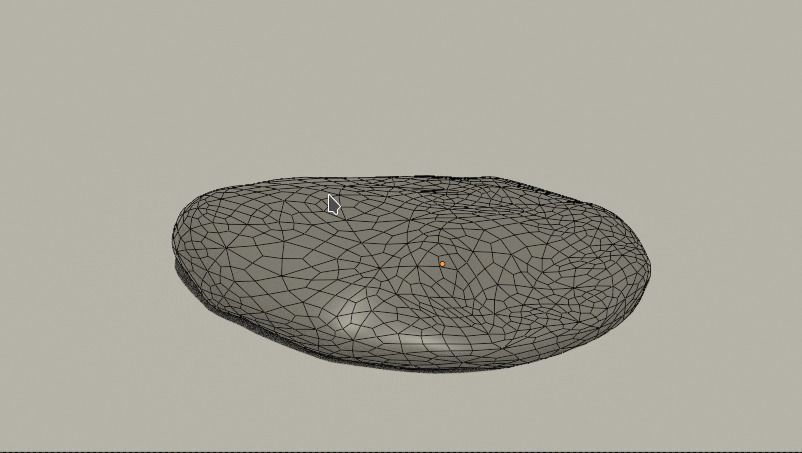 Rock 2 and UV map Free low-poly 3D model_1