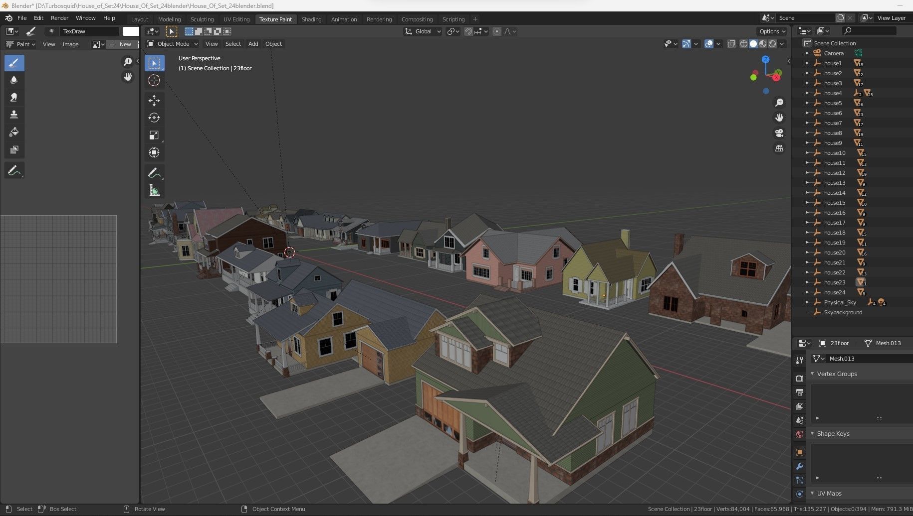 House Collection 24 Low Poly 3D model_103