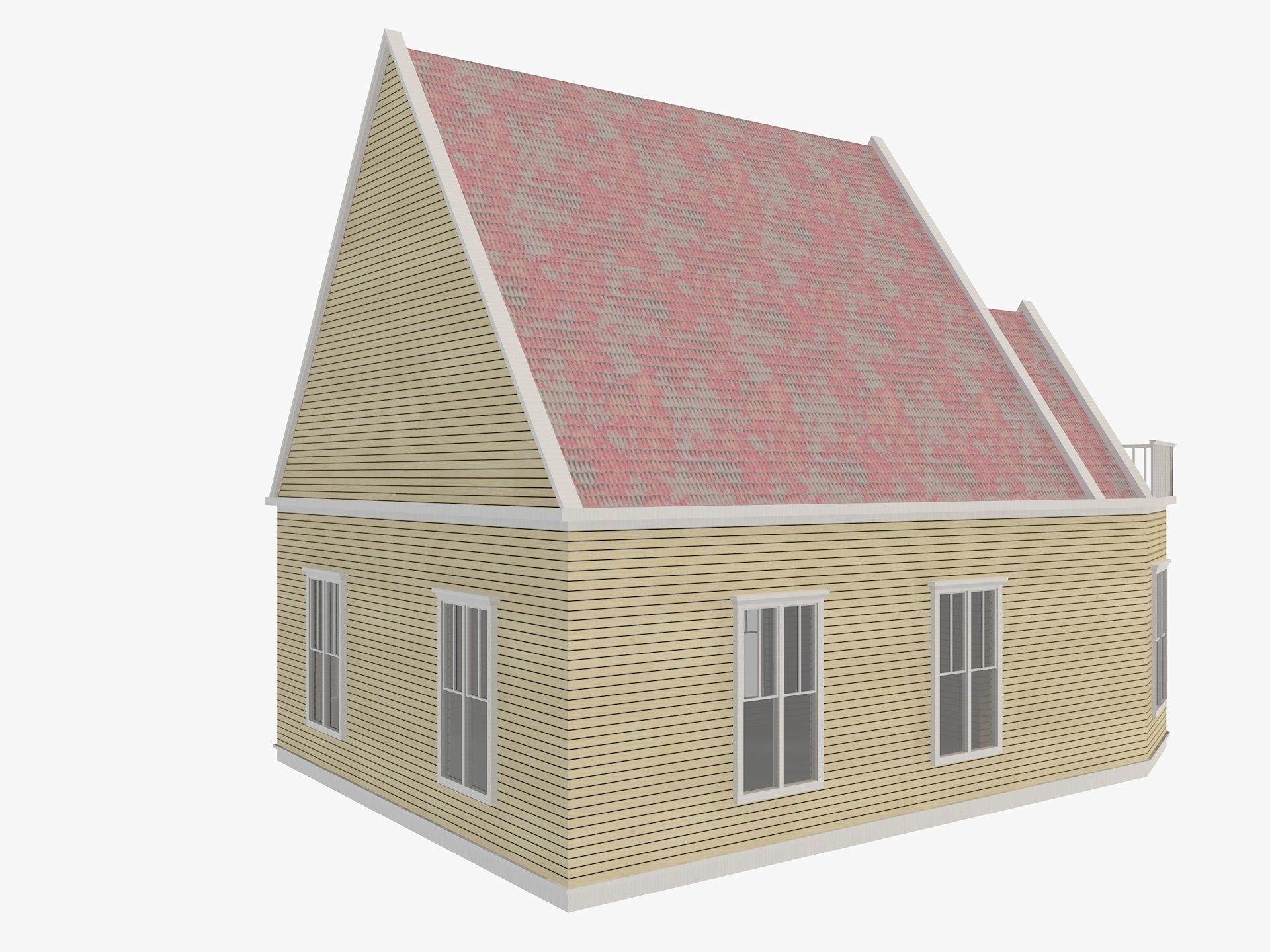 House Collection 24 Low Poly 3D model_30