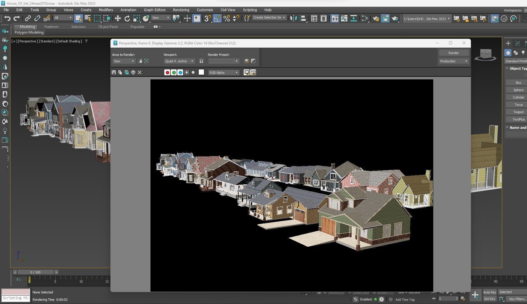 House Collection 24 Low Poly 3D model_106