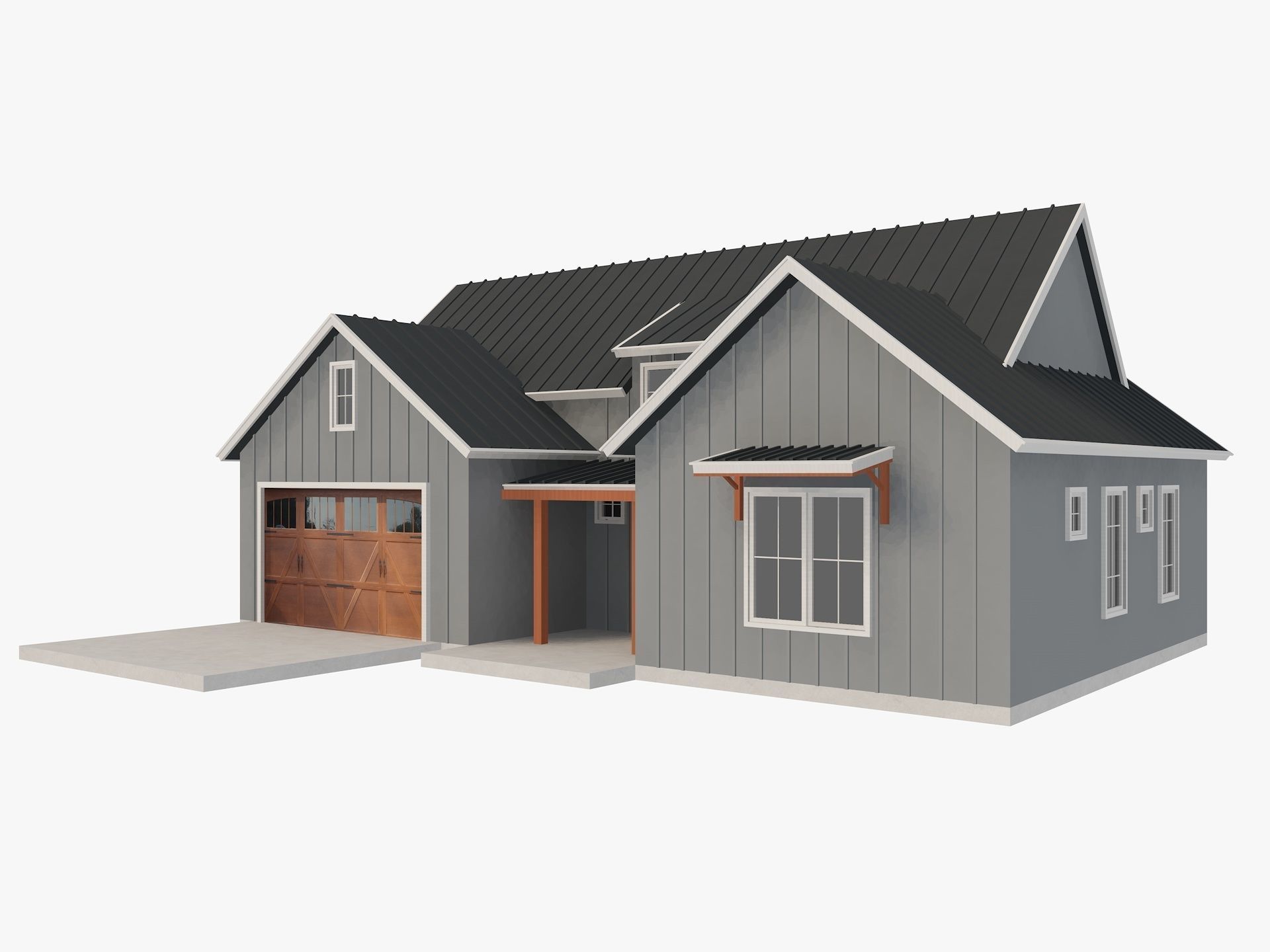 House Collection 24 Low Poly 3D model_64