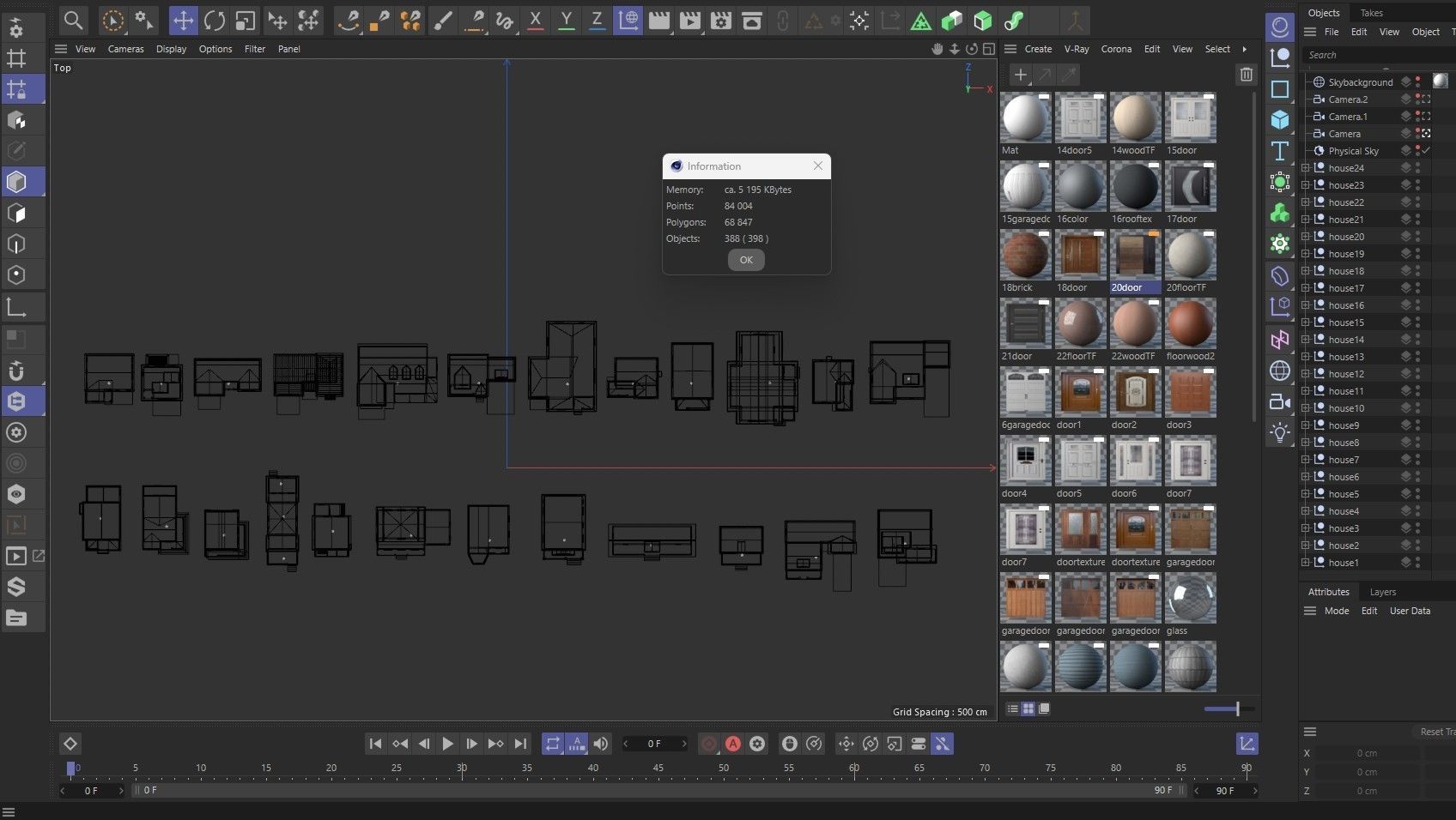 House Collection 24 Low Poly 3D model_102