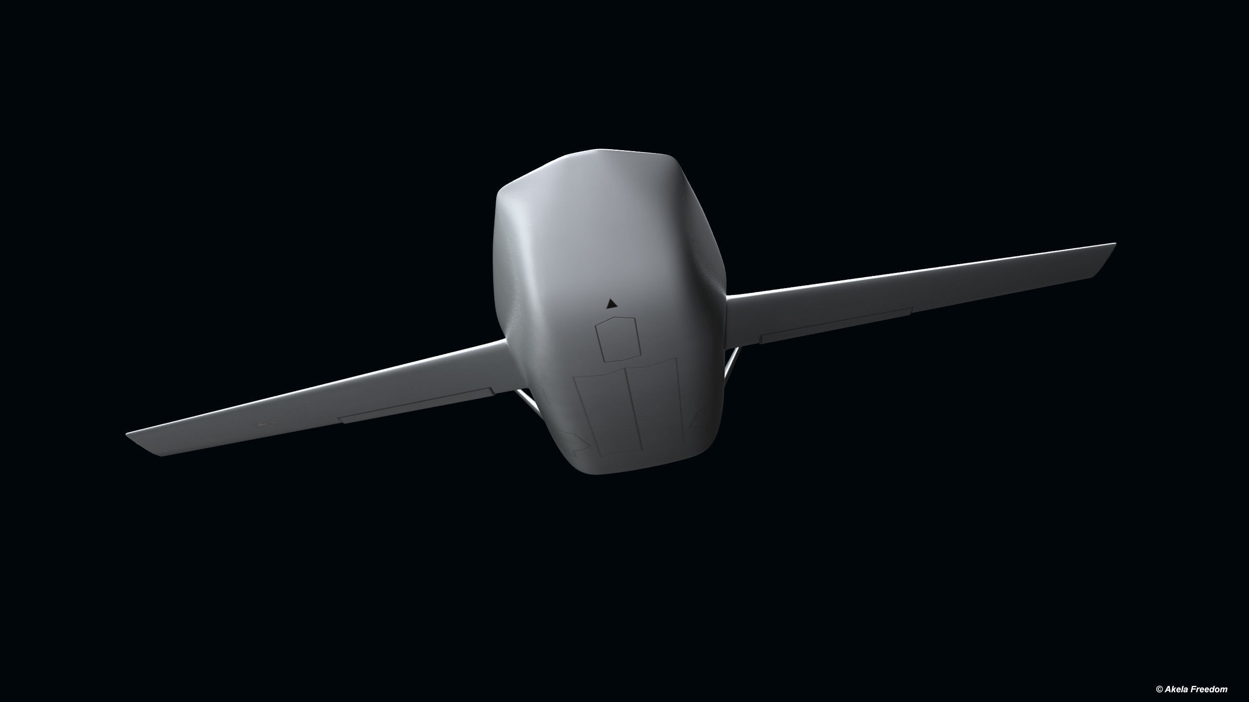 Gambit UCAV 3D model_8
