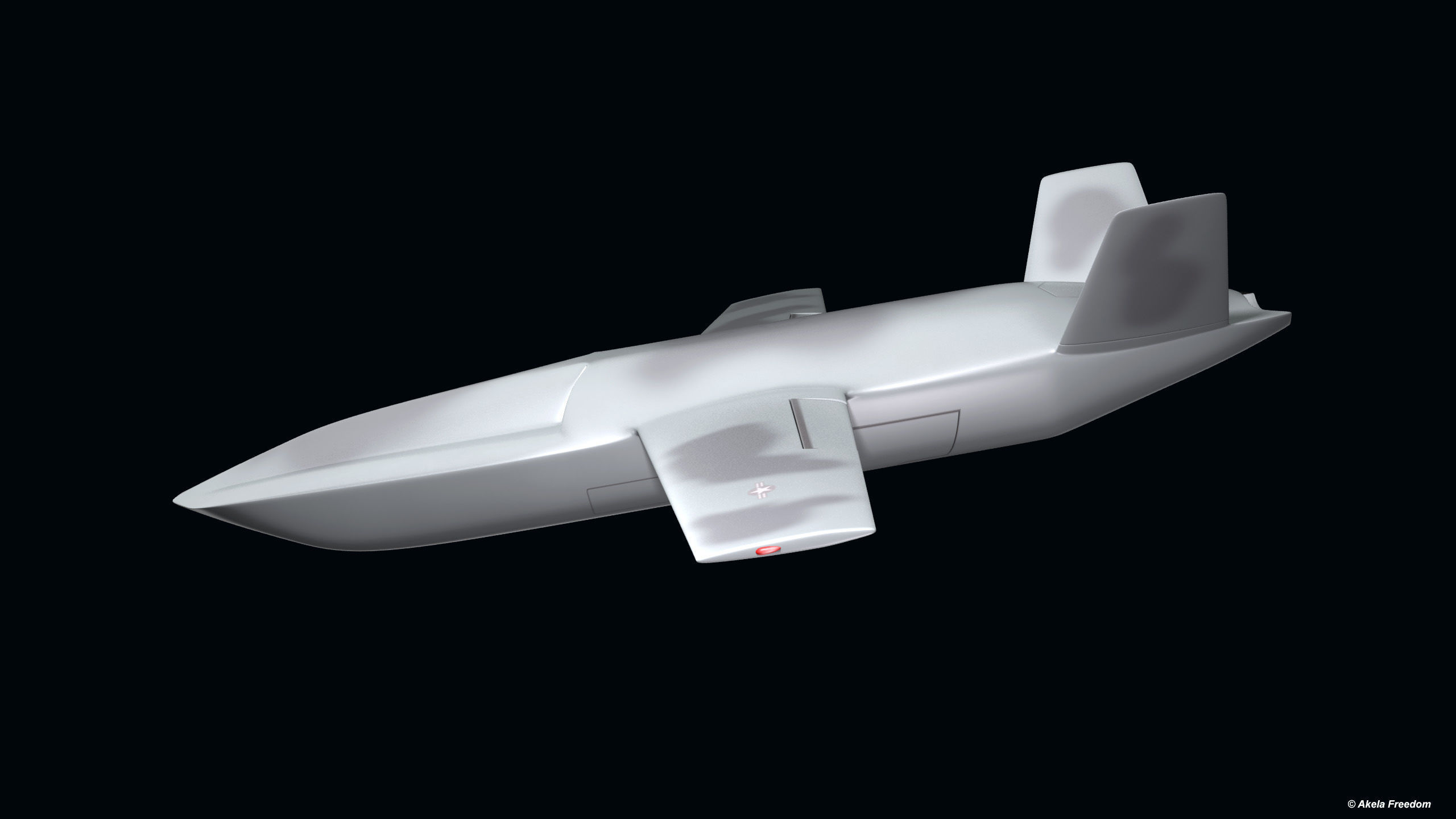 Gambit UCAV 3D model_7
