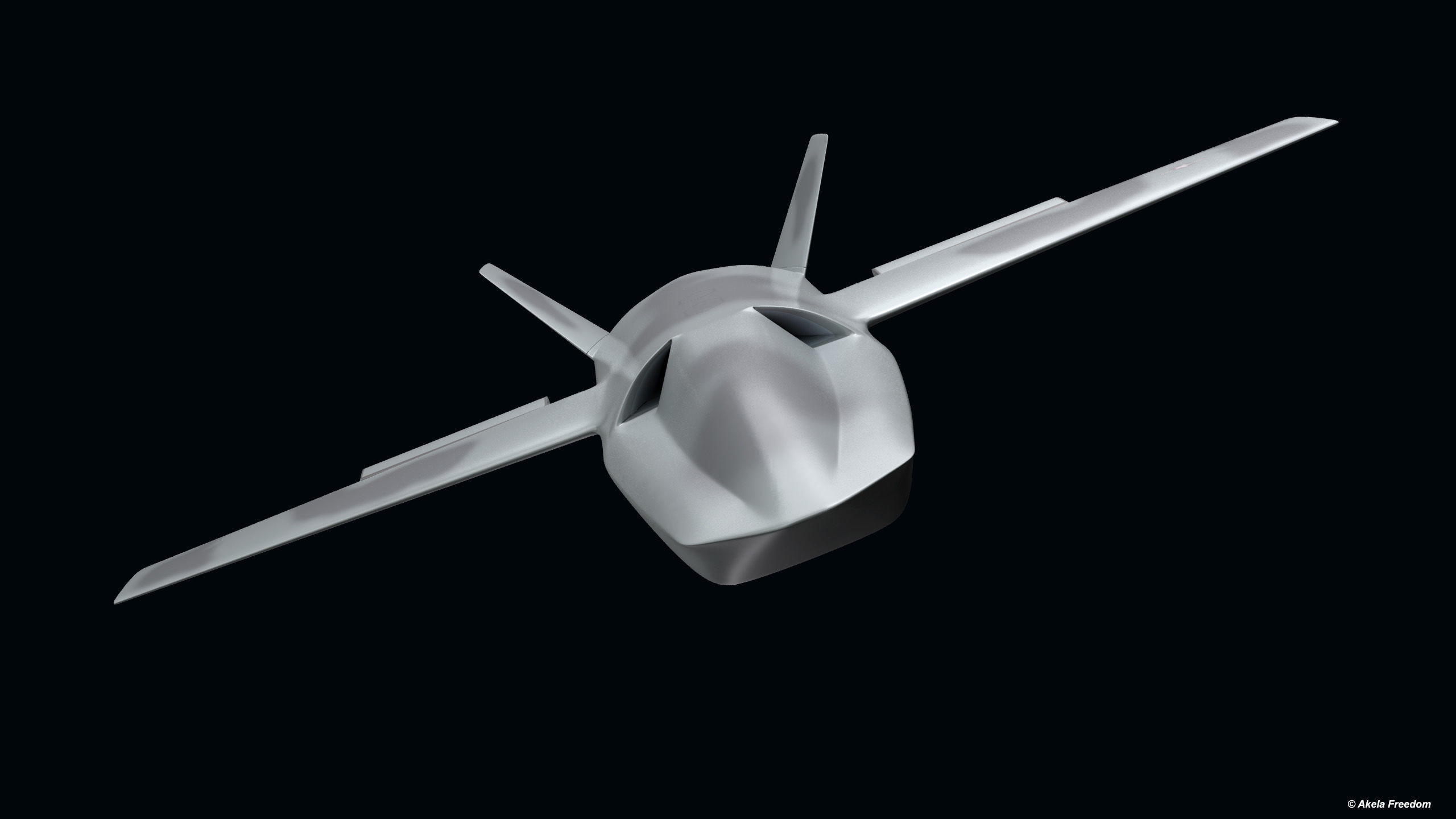 Gambit UCAV 3D model_4