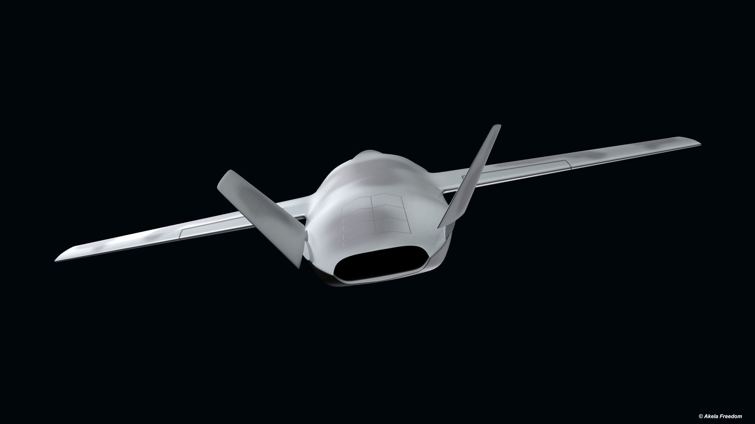Gambit UCAV 3D model_6