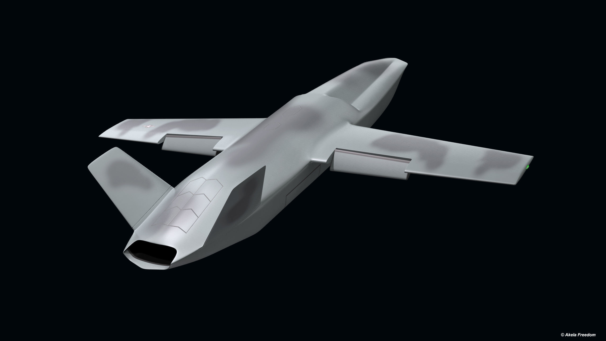 Gambit UCAV 3D model_3