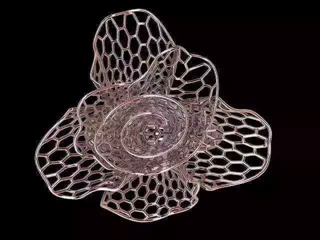 bee comb jali ring stl verified