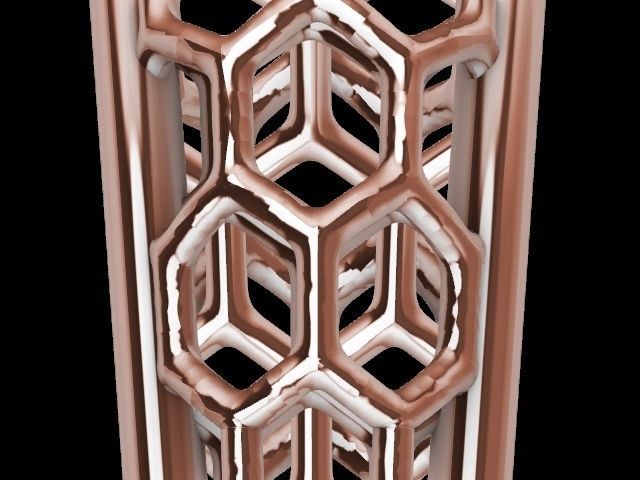 bee comb jali ring stl verified 3D print model_2