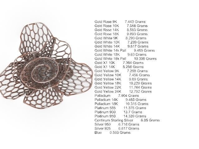 bee comb jali ring stl verified 3D print model_7