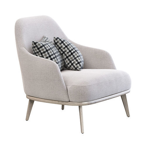 Armchair Liam 3D model 4