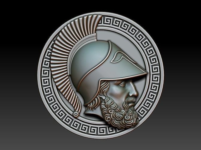 Greek warrior 3D print model