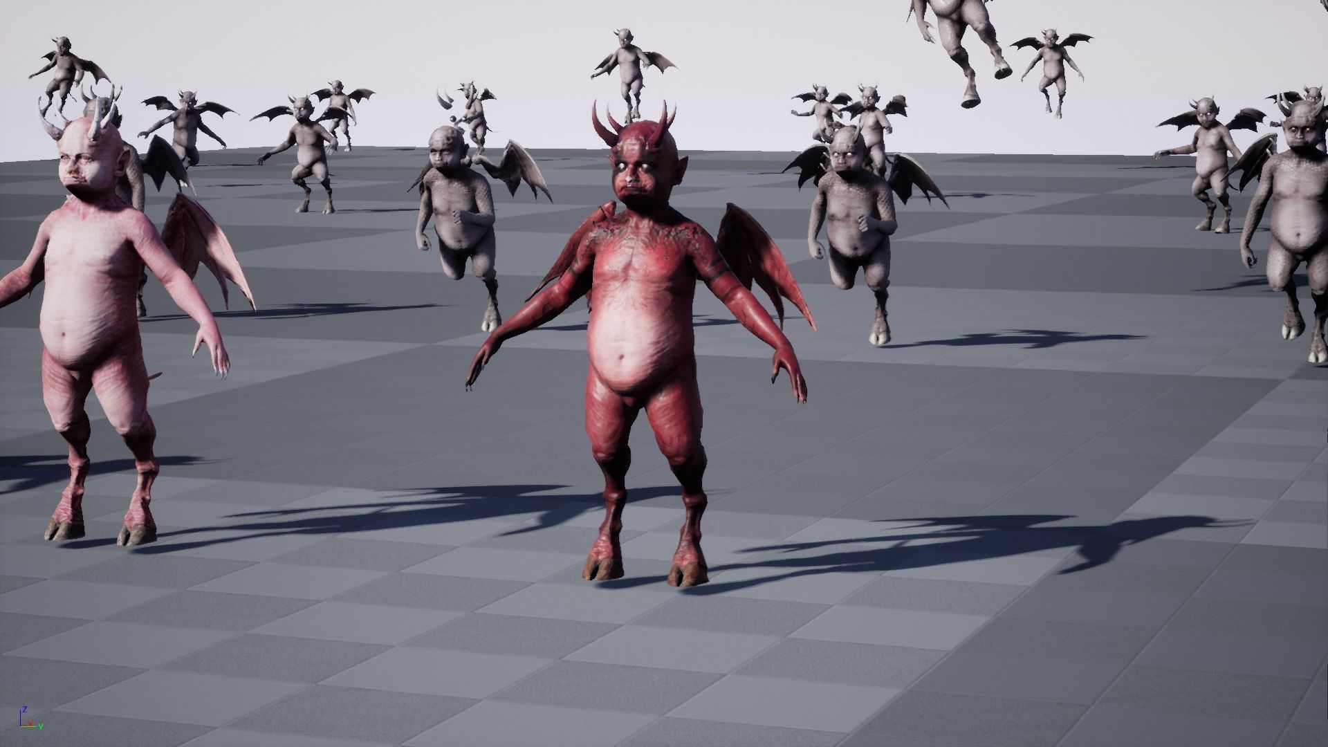 LittleDemon1 demon Low-poly 3D model_36