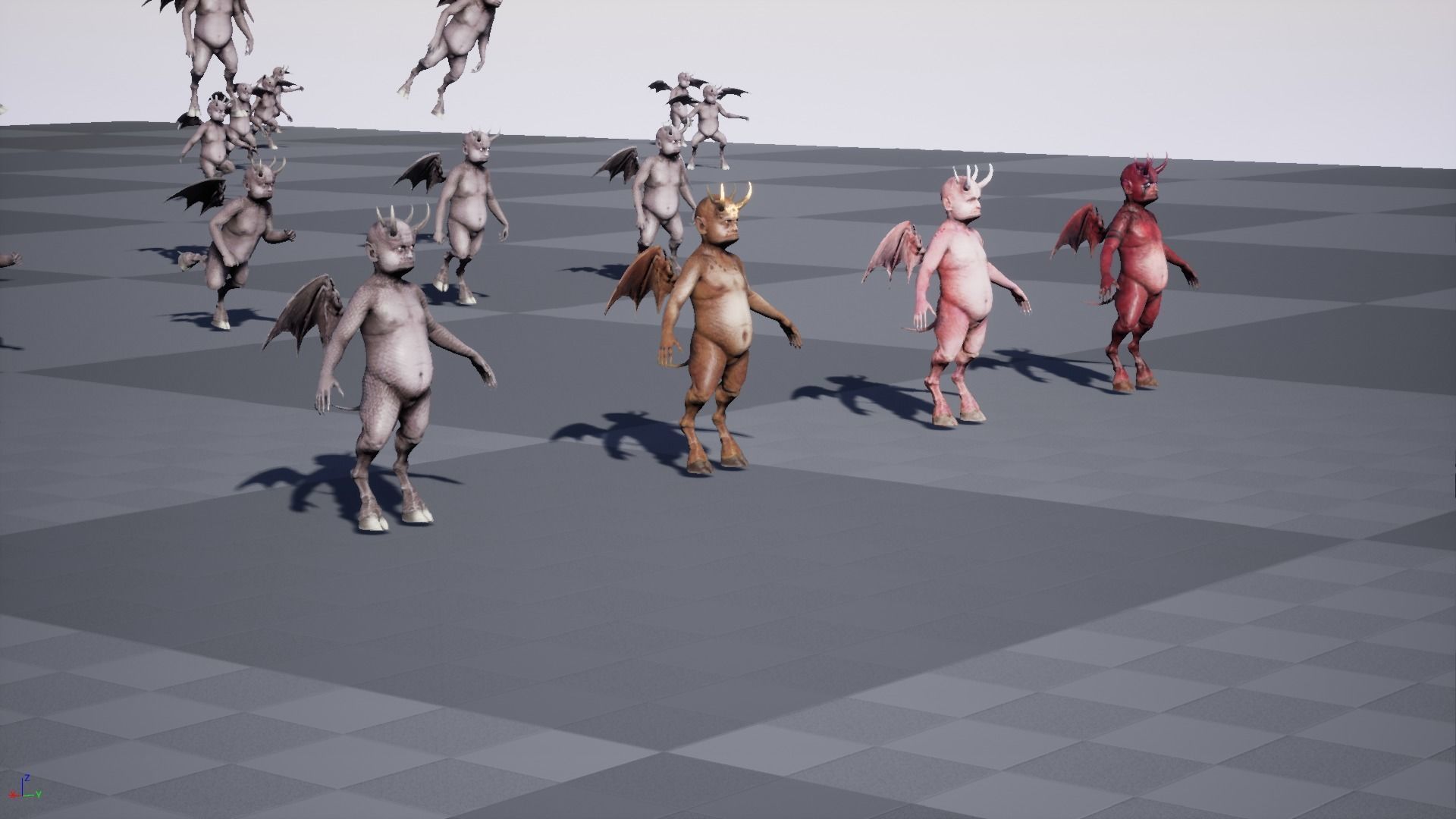 LittleDemon1 demon Low-poly 3D model_34