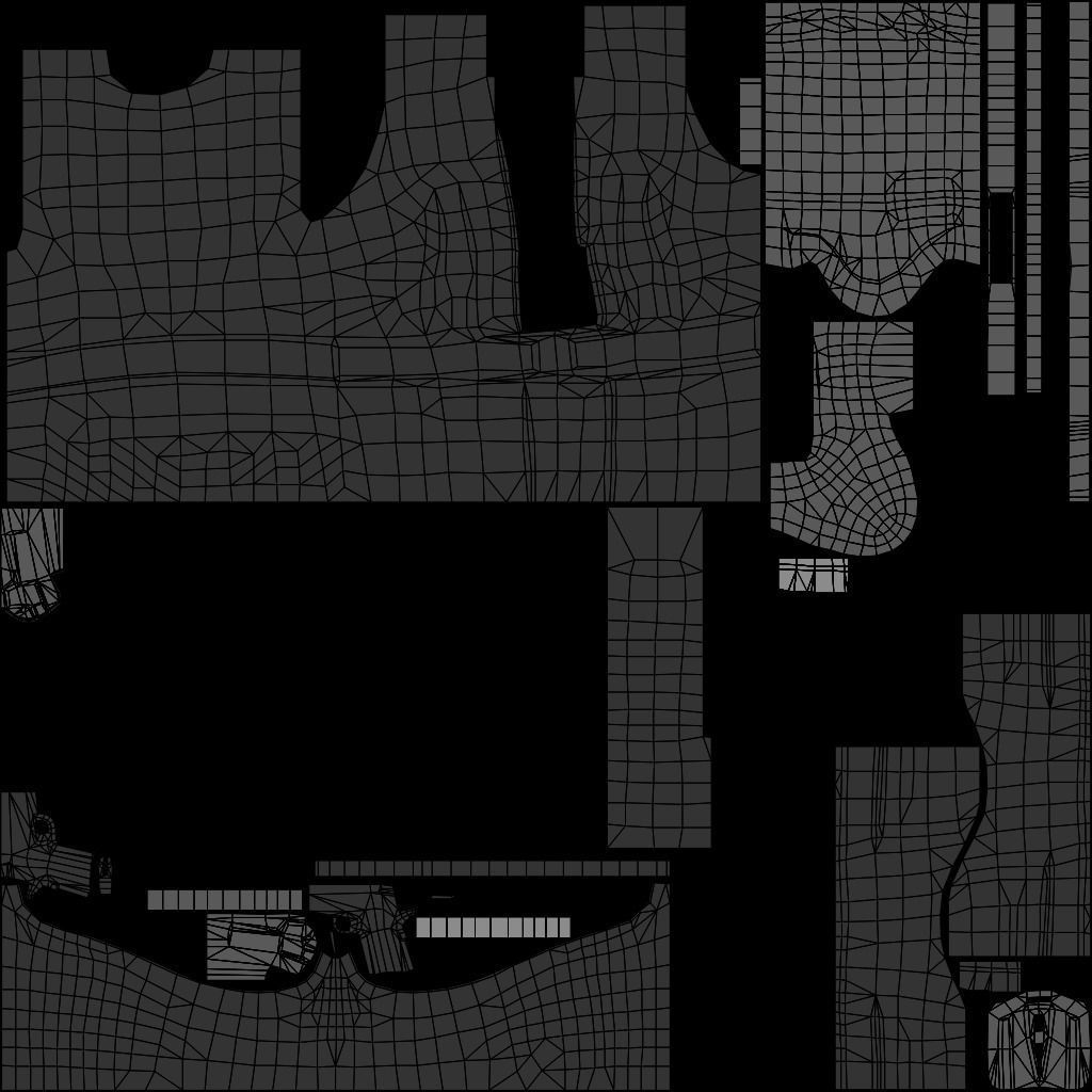 Lucy  Warrior Game Ready Character Low-poly 3D model_41