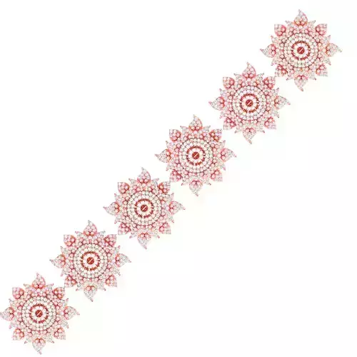 Women bracelet 3dm stl  1 render detail