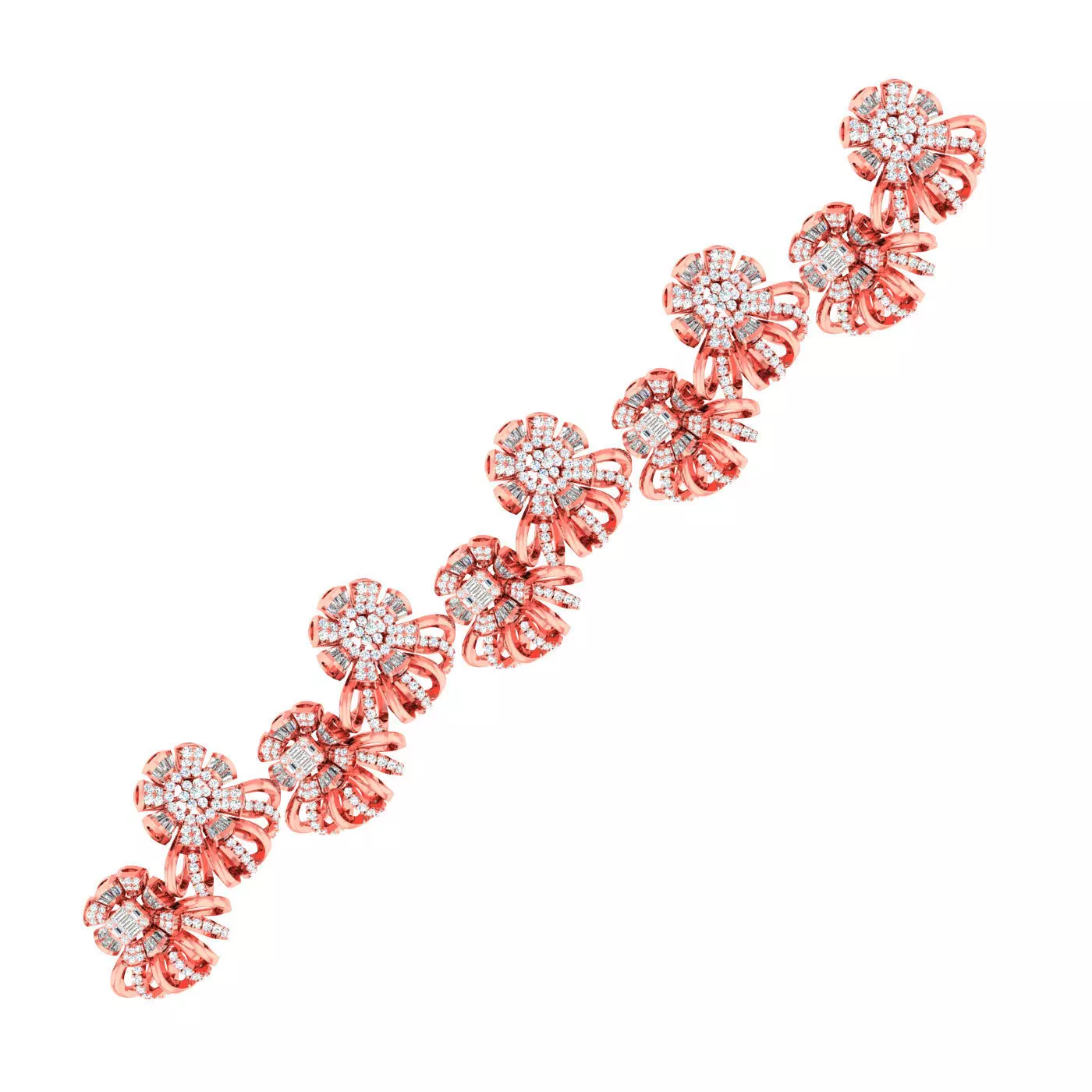 Women bracelet 3dm stl 1 render detail 3D print model