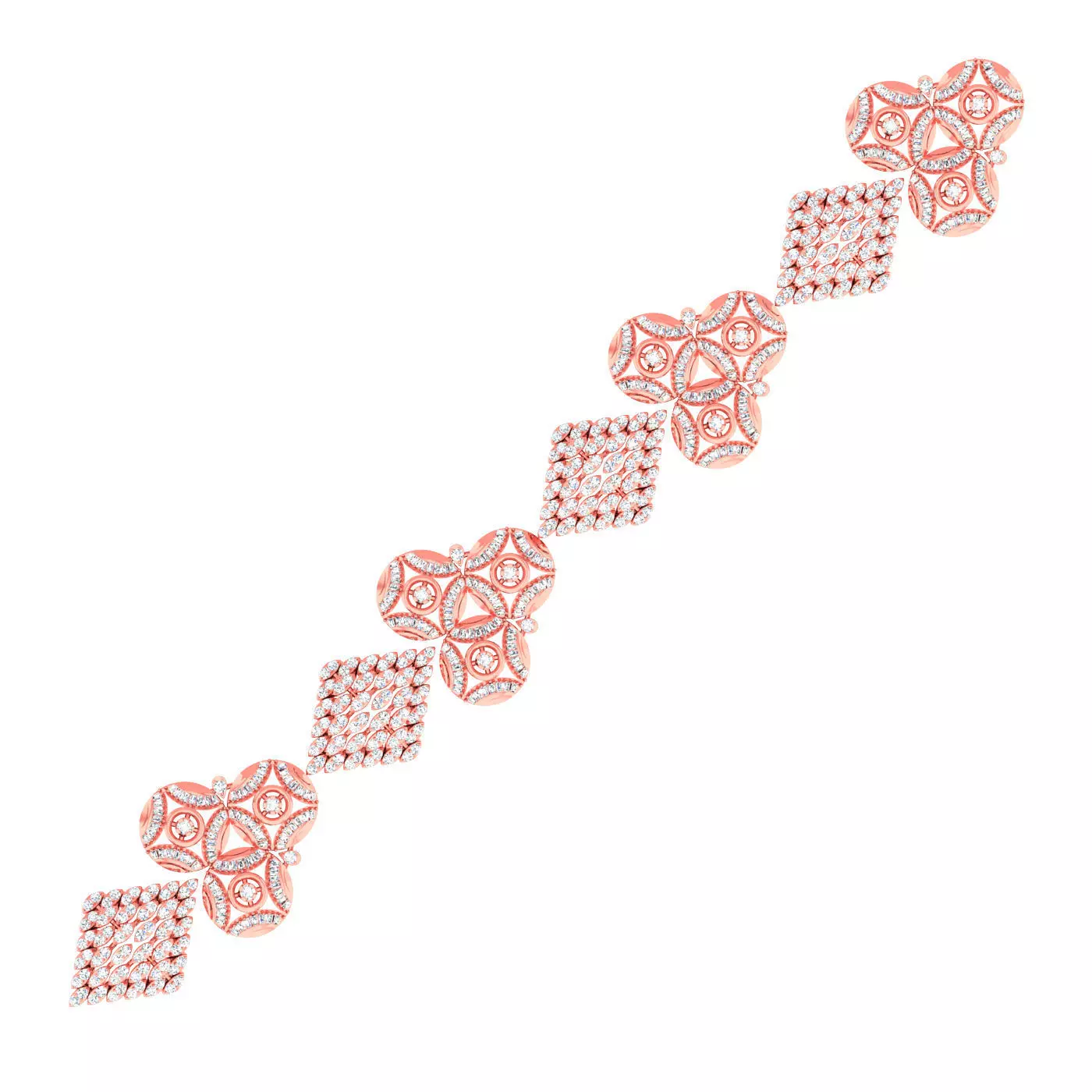 Women bracelet 3dm stl 1 render detail 3D print model