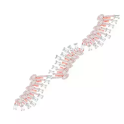 Women bracelet 3dm stl  1 render detail