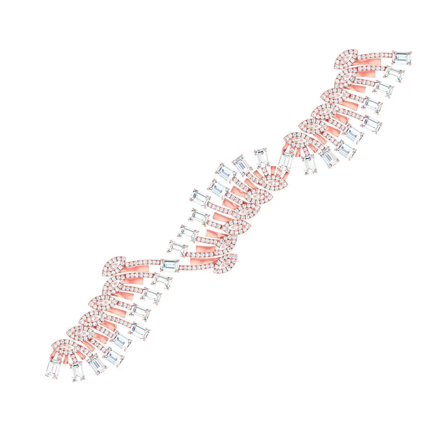 Women bracelet 3dm stl 1 render detail 3D print model