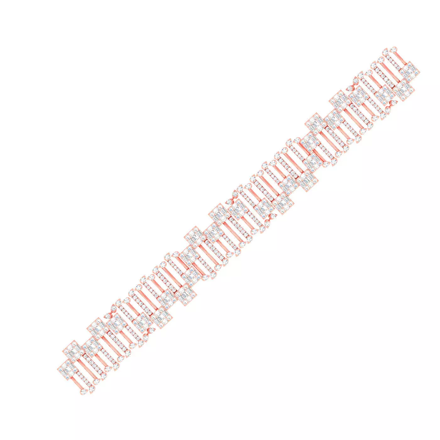 Women bracelet 3dm stl 1 render detail 3D print model