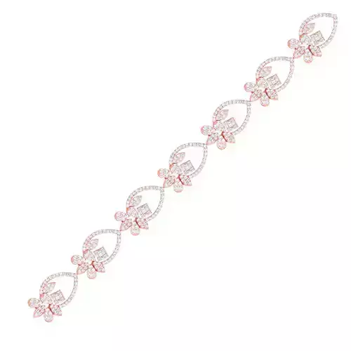 Women bracelet 3dm stl  1 render detail