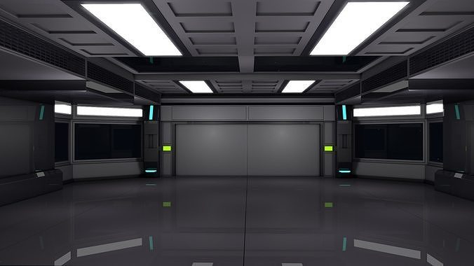 Sci Fi Interior 3D model