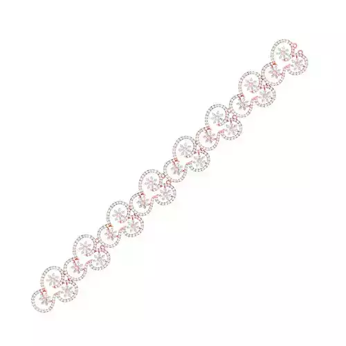 Women bracelet 3dm stl  1 render detail