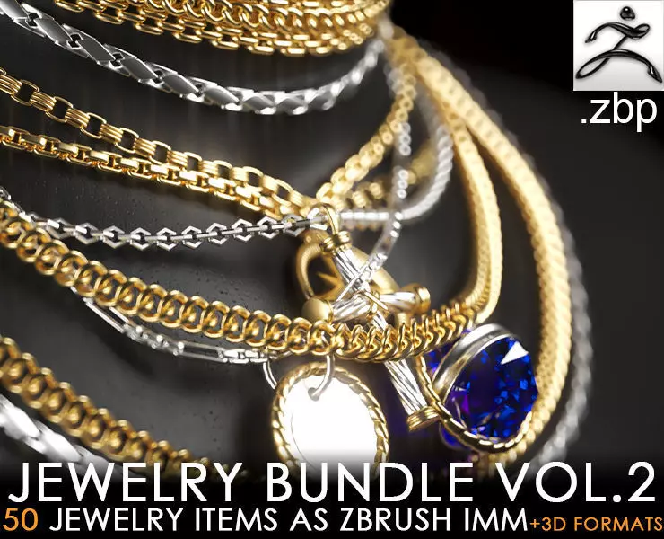 50 jewelry items vol2 3D print model