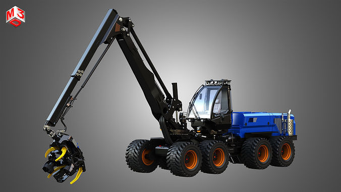Rottne H21D - Forestry Harvester 3D model