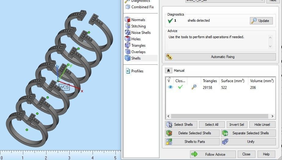 Tiffany ring size 16-19  3D print model 3D print model_5