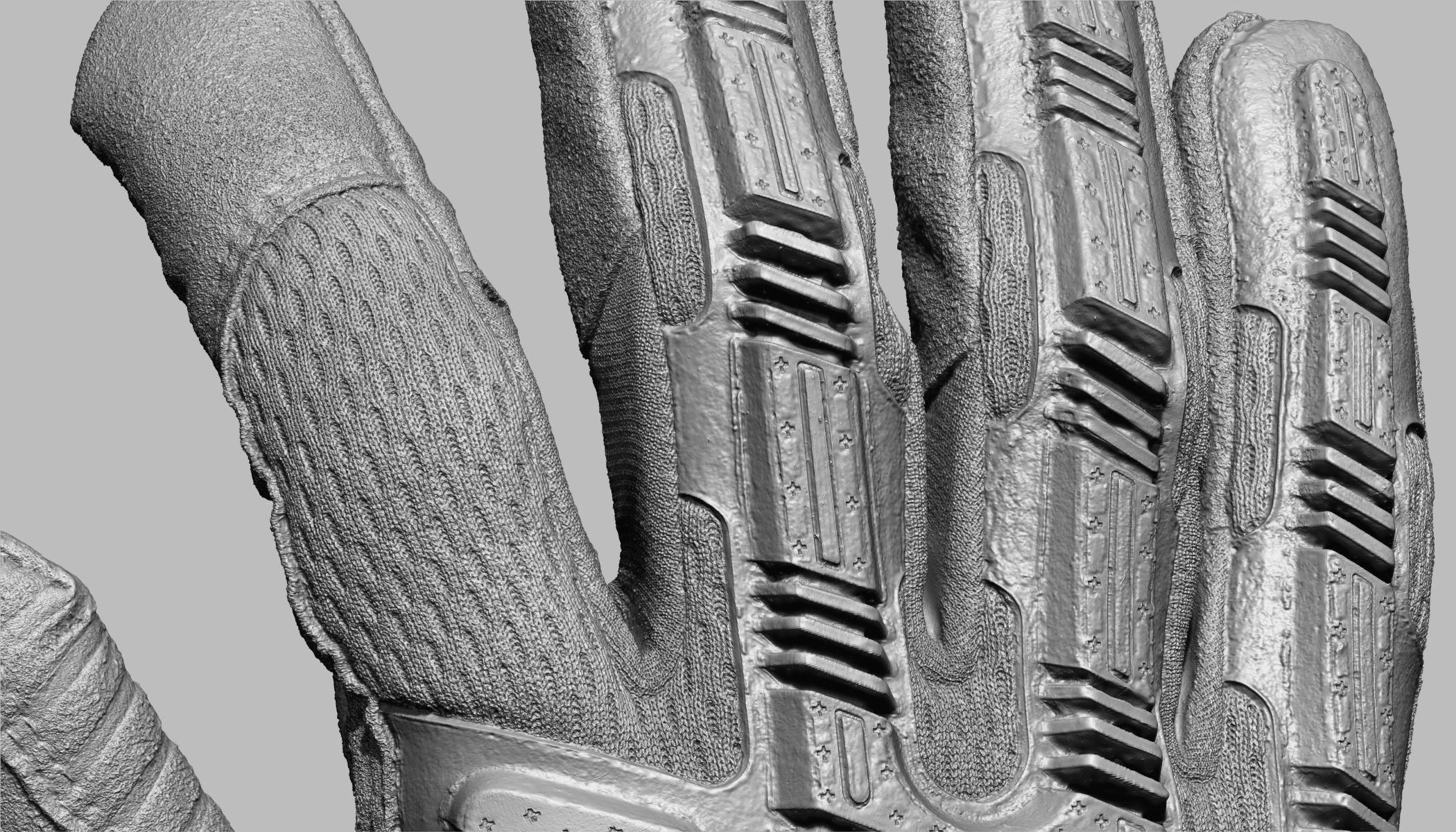 Tactical Gloves 007 Low-poly 3D model_13