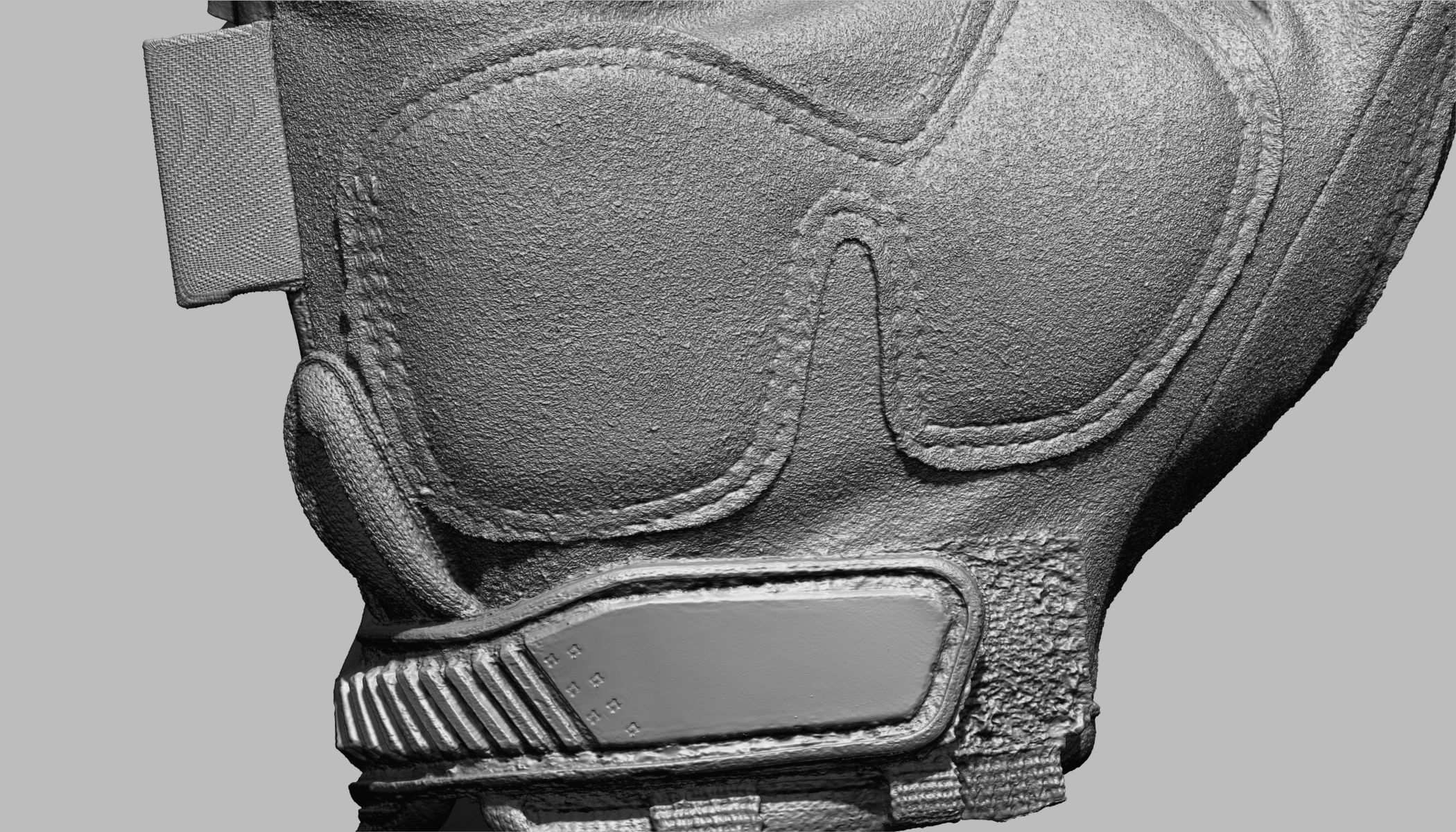 Tactical Gloves 007 Low-poly 3D model_16