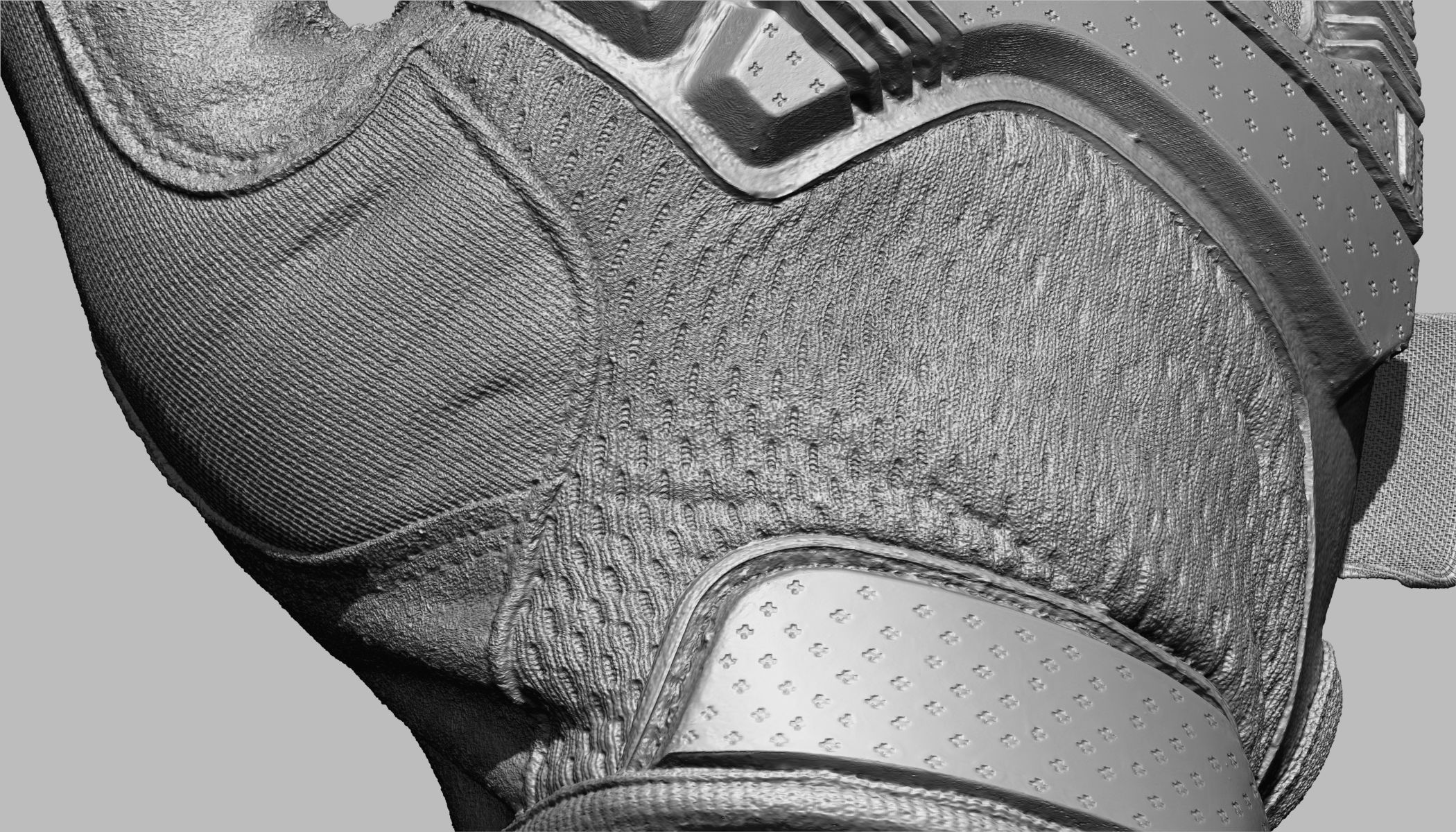 Tactical Gloves 007 Low-poly 3D model_15