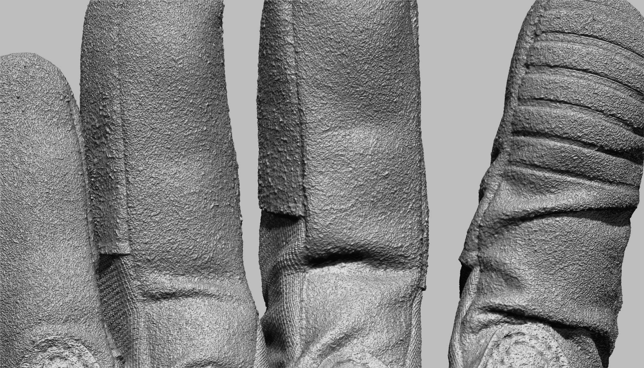 Tactical Gloves 007 Low-poly 3D model_17