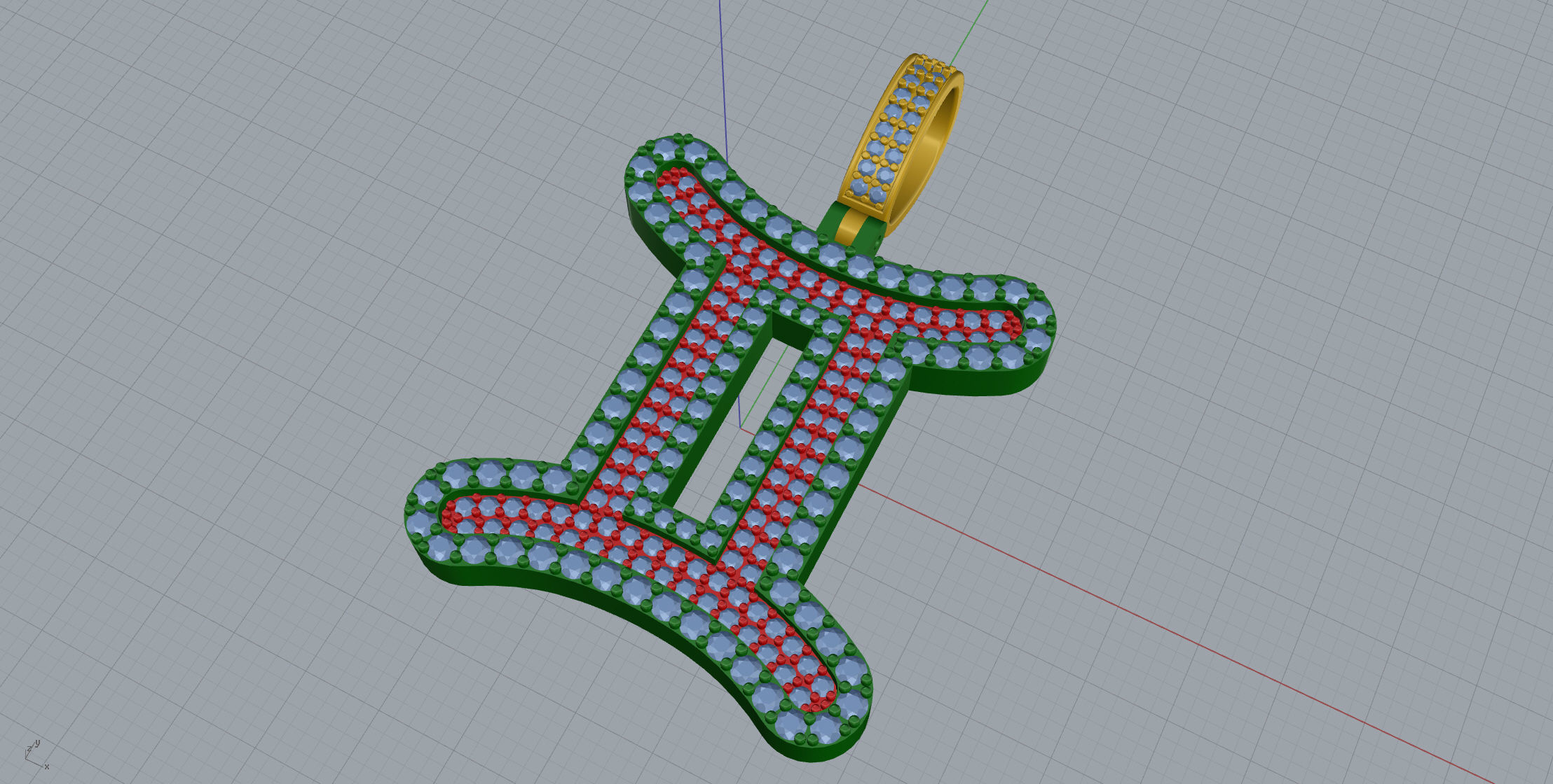 Gemini Double Layer 3D print model_9