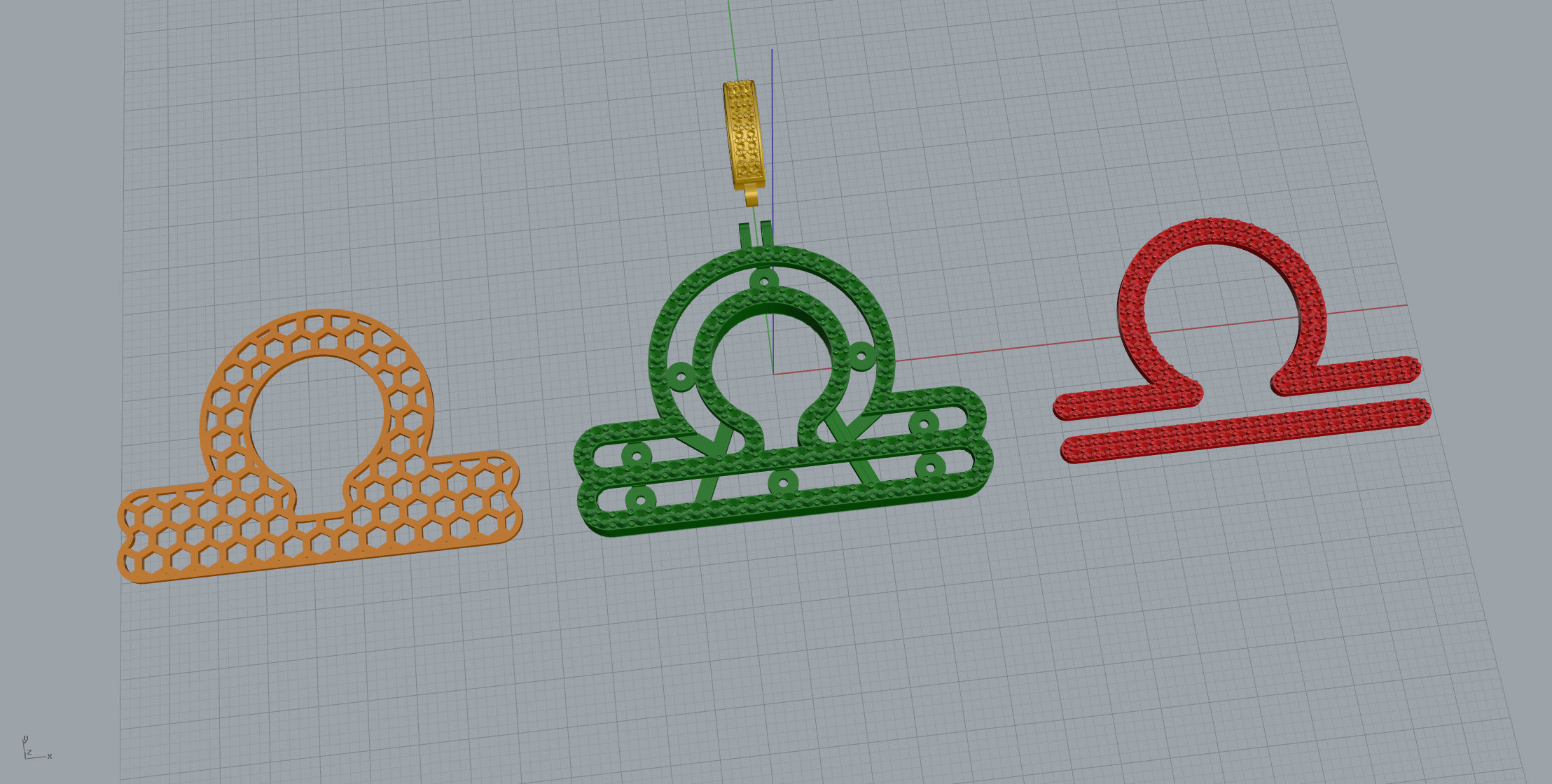 Libra Double Layer 3D print model_7