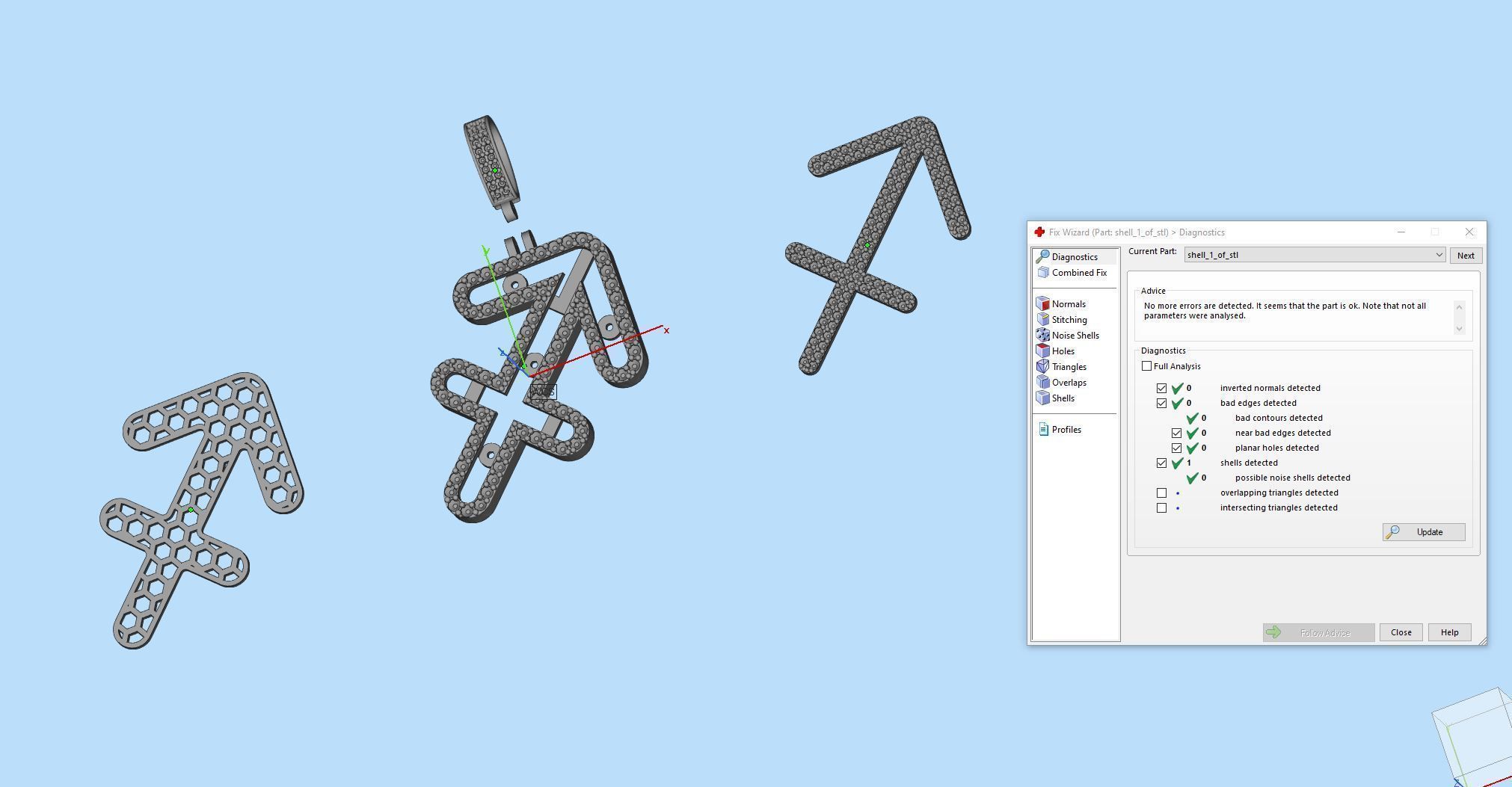 Sagittarius Doubel layer 3D print model_4