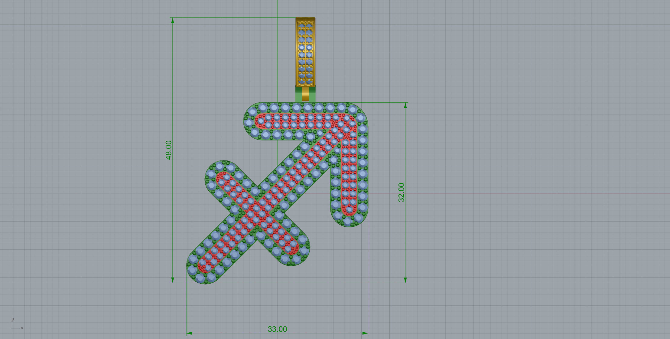 Sagittarius Doubel layer 3D print model_10