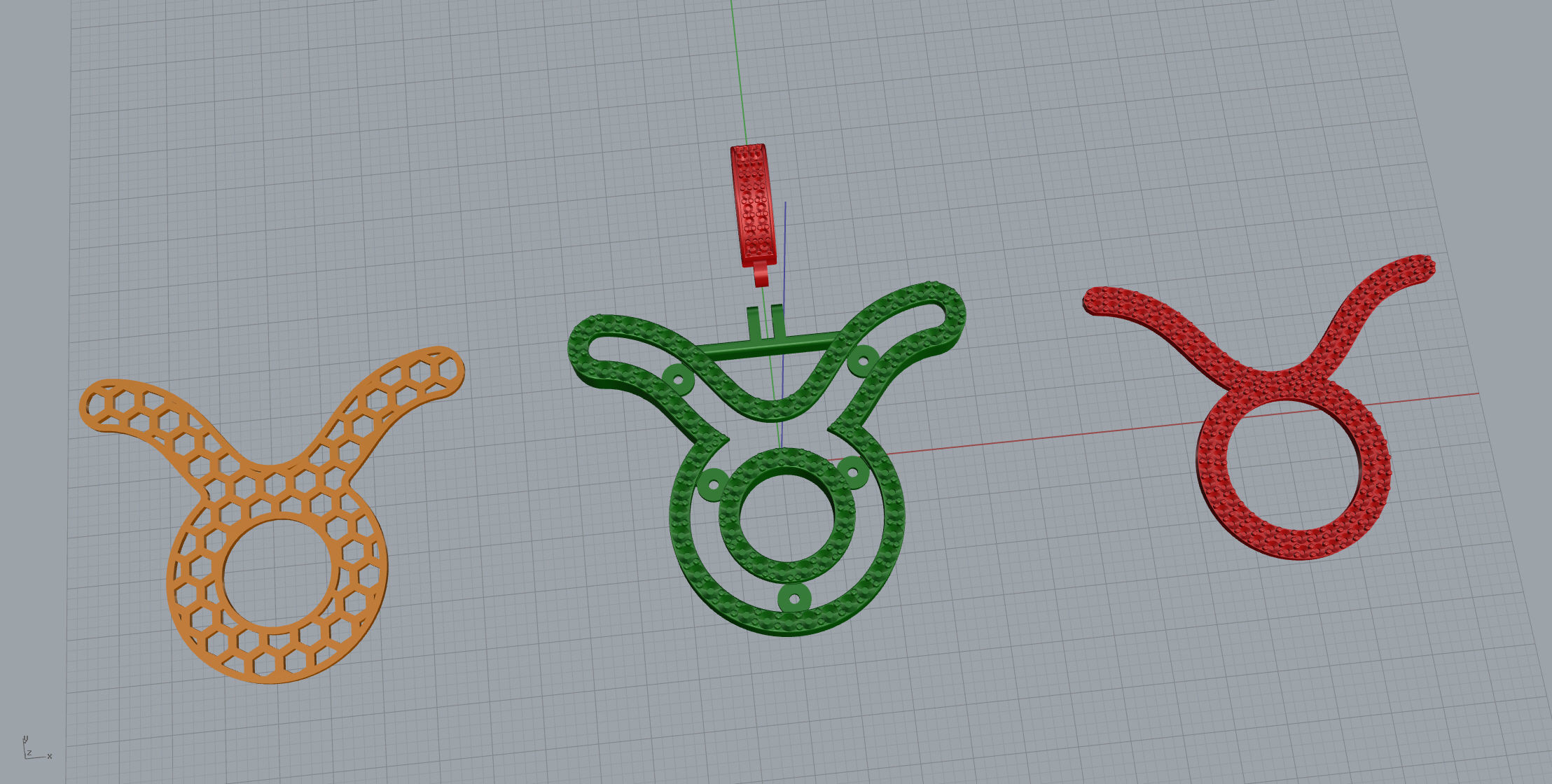 Taurus Double Layer 3D print model_11