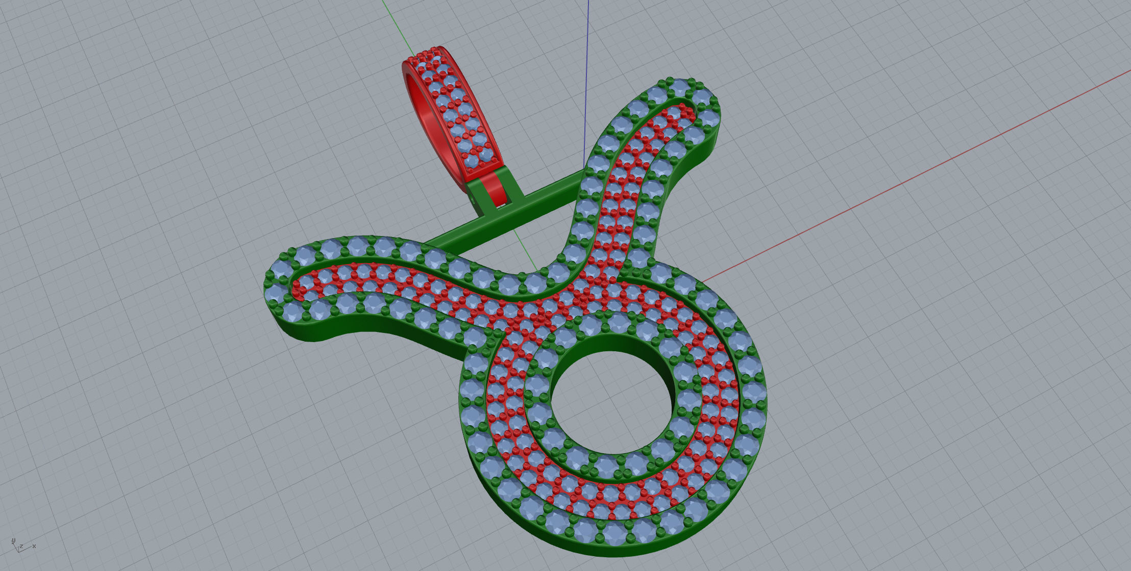 Taurus Double Layer 3D print model_3