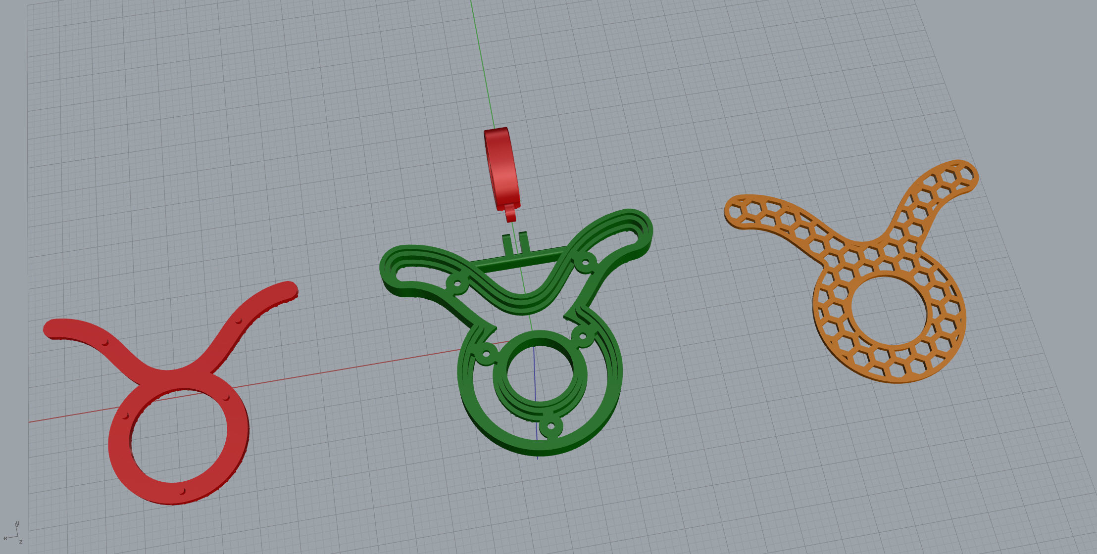 Taurus Double Layer 3D print model_12