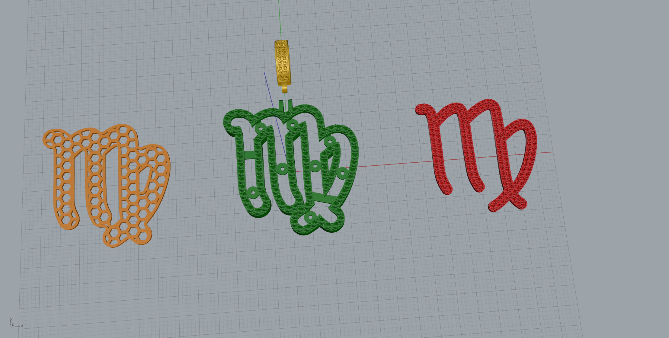 Virgo Double Layer 3D print model_11